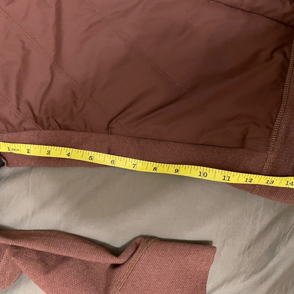 Prana yoga asymmetric zip sweater aubergine - Picture 6 of 7